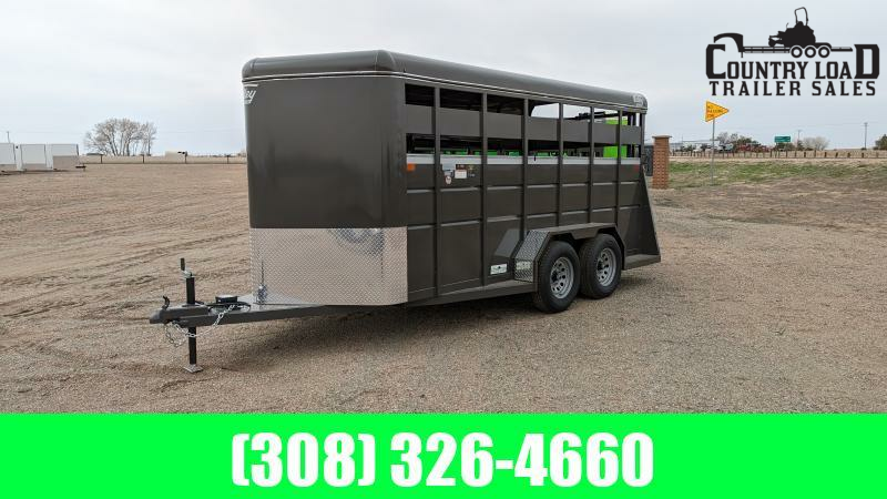 2024 Valley Trailers Stock Trailer 16x6