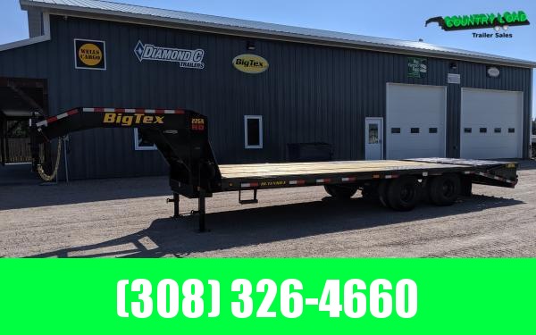 Big Tex 22GN 8.5 x 20+5 Flatbed Trailer w/ Mega Ramps Big Tex 22GN 8.5 x 20+5 Flatbed Trailer w/ Mega Ramps