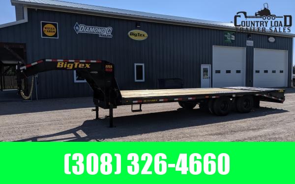Big Tex 22GN 8.5 x 20+5 Flatbed Trailer w/ Mega Ramps Big Tex 22GN 8.5 x 20+5 Flatbed Trailer w/ Mega Ramps