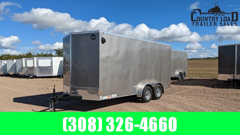 Wells Cargo FT 7 x 16 Enclosed Trailer 7ft Inside Wells Cargo FT 7 x 16 Enclosed Trailer 7ft Inside