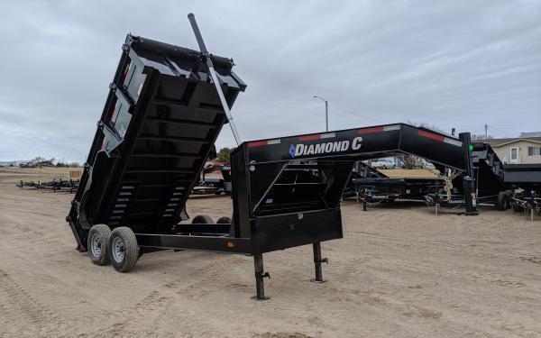 2020 Diamond C LPT 82" x 14' Gooseneck Dump Trailer 2020 Diamond C LPT 82" x 14' Gooseneck Dump Trailer