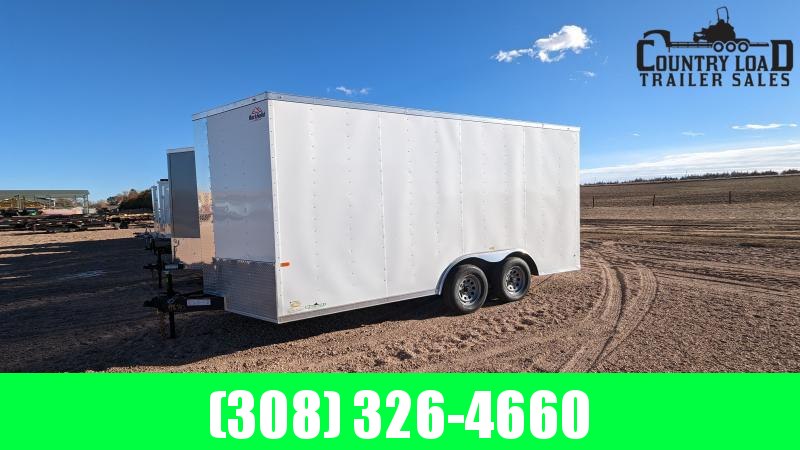 Rock Solid 8.5x16 Cargo / Enclosed Trailer 7ft Inside Rock Solid 8.5x16 Cargo / Enclosed Trailer 7ft Inside