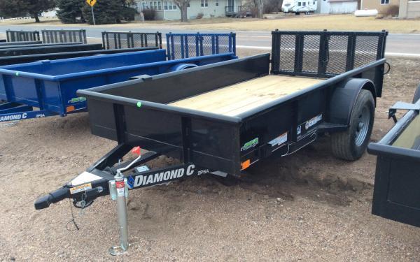2020 Diamond C 2PSA 60" x 10' 5K Utility Trailer w/ Bi-fold Ramp Gate 2020 Diamond C 2PSA 60" x 10' 5K Utility Trailer w/ Bi-fold Ramp Gate