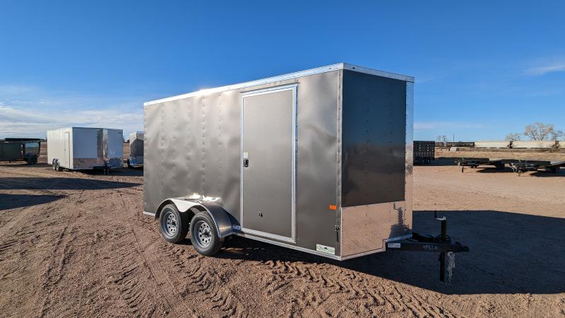 7x14 Rock Solid Cargo / Enclosed Trailer 7ft Inside 7x14 Rock Solid Cargo / Enclosed Trailer 7ft Inside