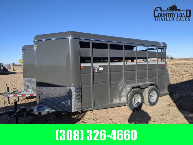 16 x 6'8 x 6'6'' Valley Stock Trailer HD 16 x 6'8 x 6'6'' Valley Stock Trailer HD