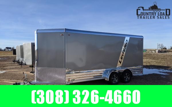 Legend Deluxe 7 x 19 Aluminum V-Nose Enclosed Cargo Trailer Legend Deluxe 7 x 19 Aluminum V-Nose Enclosed Cargo Trailer