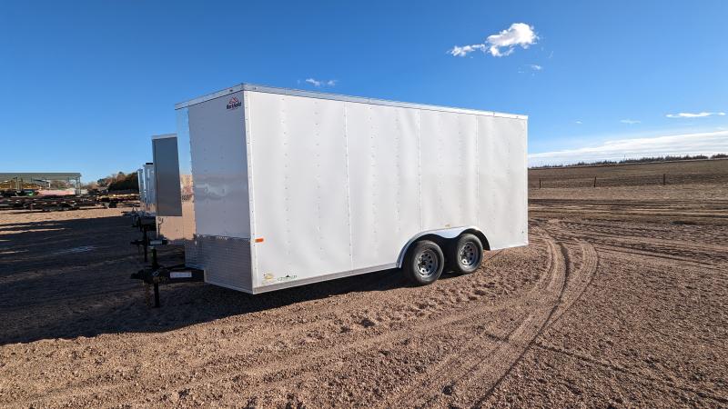 Rock Solid 8.5x16 Cargo / Enclosed Trailer 7ft Inside Rock Solid 8.5x16 Cargo / Enclosed Trailer 7ft Inside