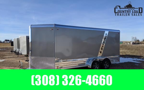 Legend Deluxe 7 x 19 Aluminum V-Nose Enclosed Cargo Trailer Legend Deluxe 7 x 19 Aluminum V-Nose Enclosed Cargo Trailer