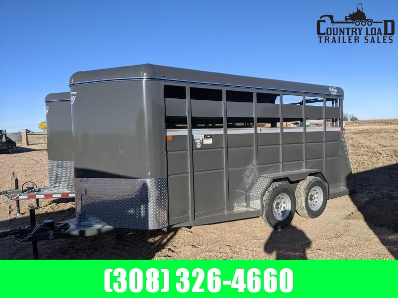 16 x 6'8 x 6'6'' Valley Stock Trailer HD 16 x 6'8 x 6'6'' Valley Stock Trailer HD