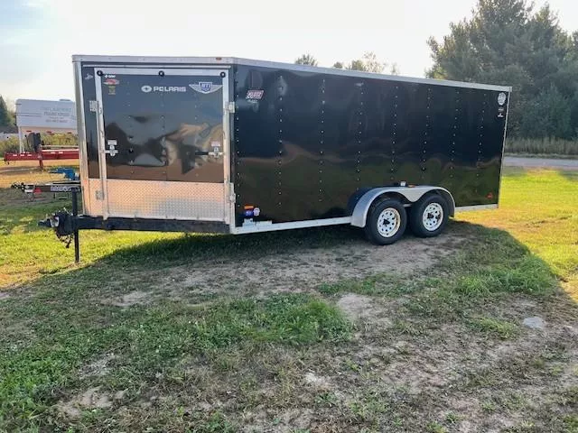 2018 MTI Trailers Inline Snowmobile Trailer Snowmobile Trailer