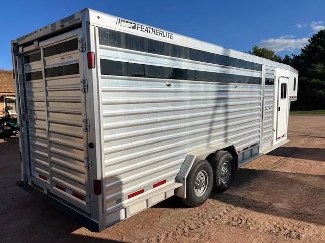 used Stock / Stock Combo Trailers Featherlite  for sale, in Merrill, WI Thumbnail 12