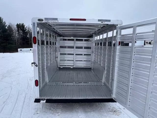 used Stock / Stock Combo Trailers Featherlite  for sale, in Merrill, WI Thumbnail 9