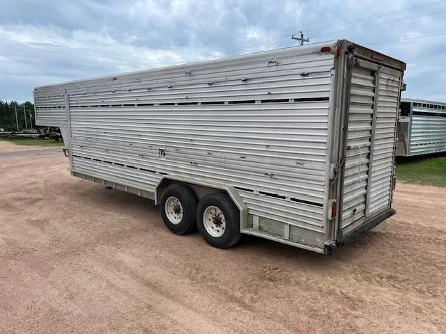1986 Featherlite Gooseneck Livestock Stock / Stock Combo Trailer