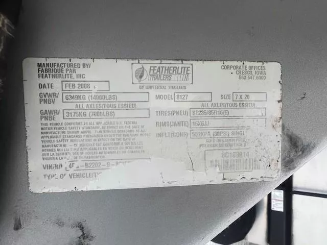 used Stock / Stock Combo Trailers Featherlite  for sale, in Merrill, WI Thumbnail 3