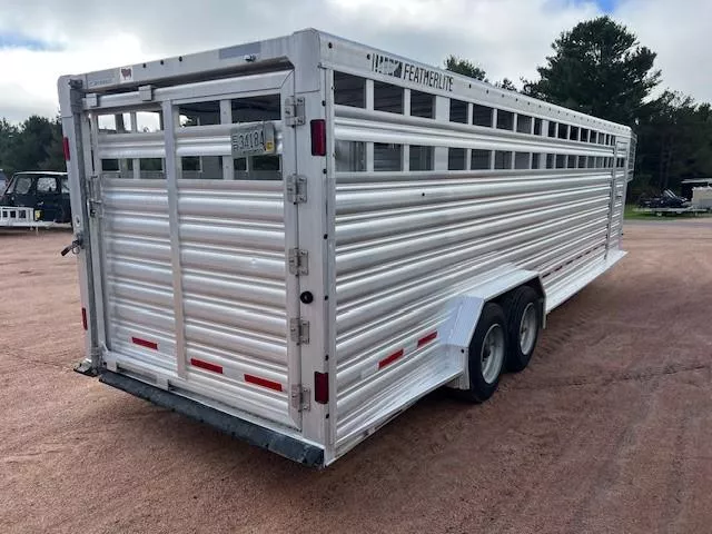 used Stock / Stock Combo Trailers Featherlite  for sale, in Merrill, WI Thumbnail 7