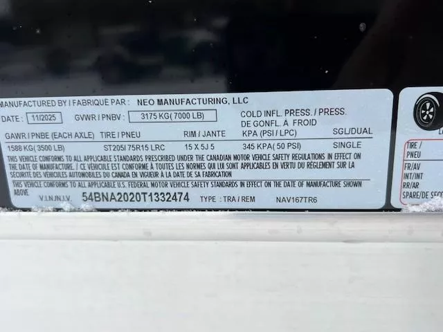 new Cargo (Enclosed) Trailers NEO Trailers  for sale, in Merrill, WI Thumbnail 8