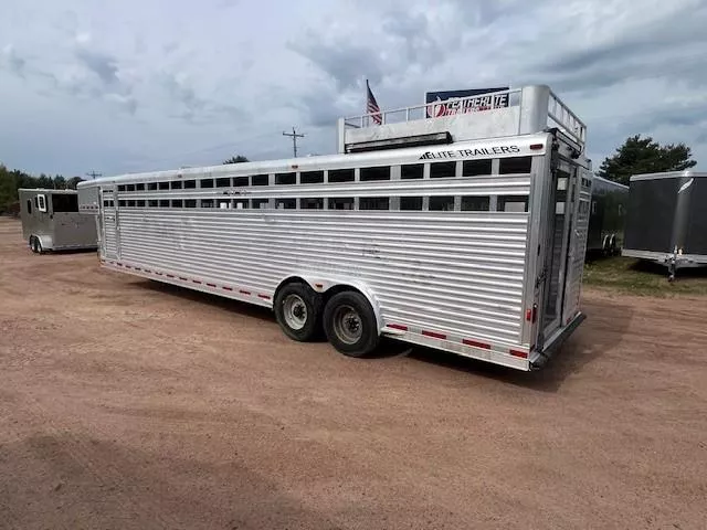 used Stock / Stock Combo Trailers Elite Trailers  for sale, in Merrill, WI Thumbnail 14