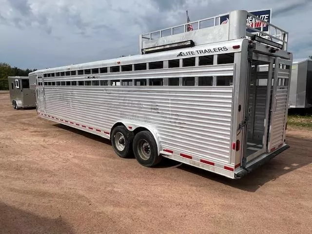 used Stock / Stock Combo Trailers Elite Trailers  for sale, in Merrill, WI Thumbnail 8