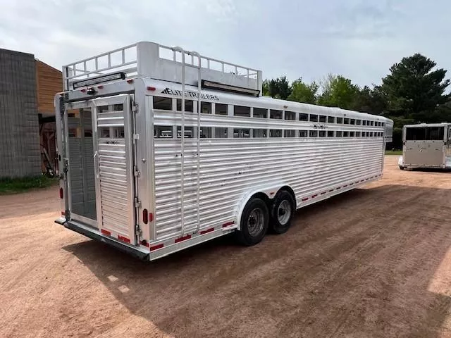 used Stock / Stock Combo Trailers Elite Trailers  for sale, in Merrill, WI Thumbnail 6