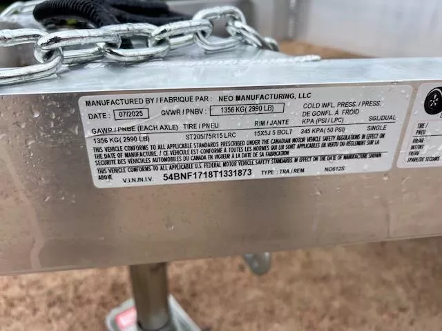 new Utility Trailers NEO Trailers  for sale, in Merrill, WI Thumbnail 3