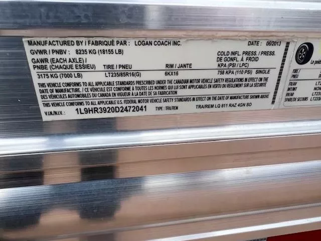 used Horse Trailers Logan Coach Trailers  for sale, in Merrill, WI Thumbnail 2