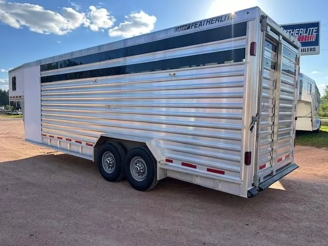 used Stock / Stock Combo Trailers Featherlite  for sale, in Merrill, WI Thumbnail 3