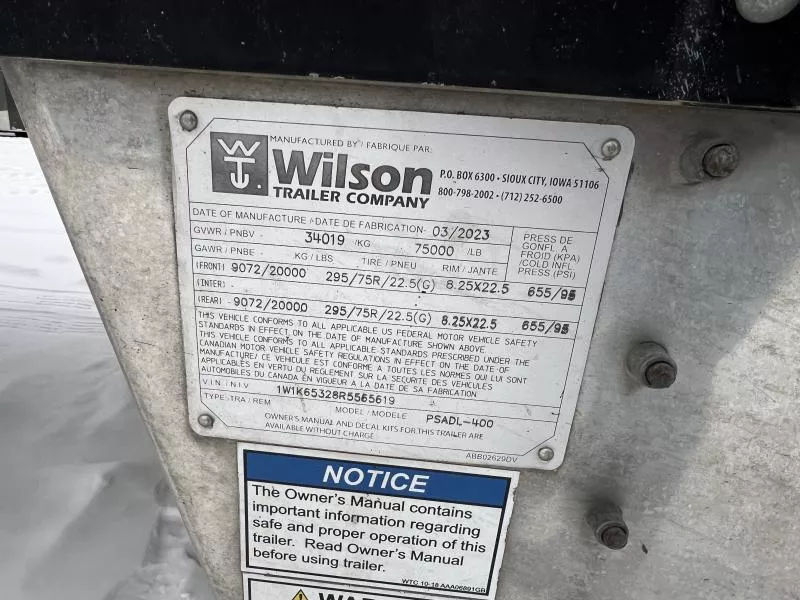 used Livestock Semi Trailers Wilson Trailer Company  for sale, in Merrill, WI Thumbnail 15