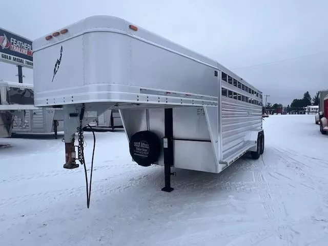 used Stock / Stock Combo Trailers Featherlite  for sale, in Merrill, WI Thumbnail 2