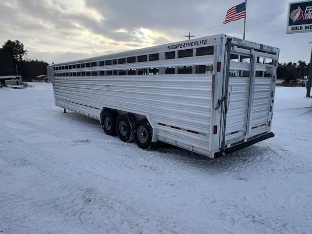 used Stock / Stock Combo Trailers Featherlite  for sale, in Merrill, WI Thumbnail 8
