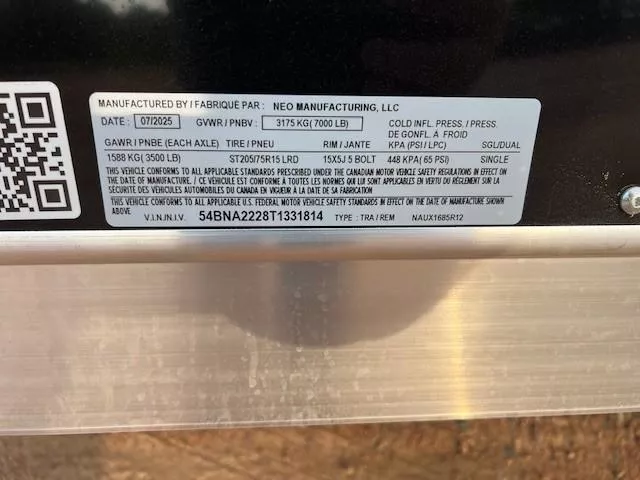 new Cargo (Enclosed) Trailers NEO Trailers  for sale, in Merrill, WI Thumbnail 2