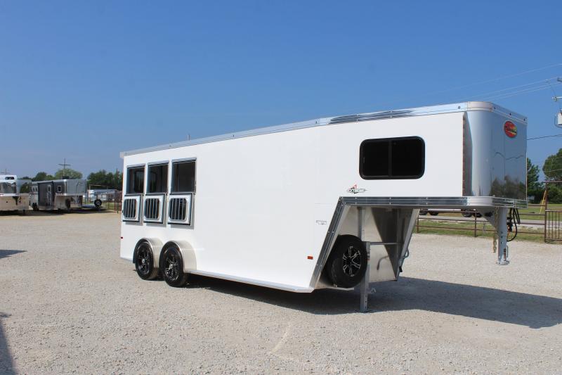 2024 Sundowner 3 horse slant gooseneck Horse Trailers For Sale Near Me
