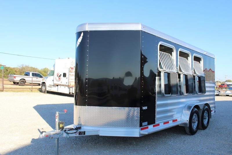 2023 Featherlite 3 horse slant bumper pull Utility, Flatbed, Stock