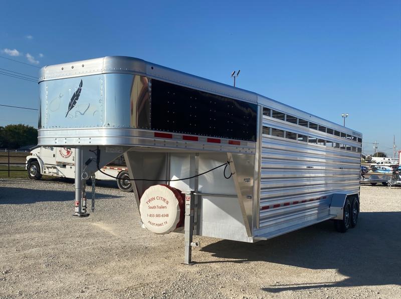new Stock / Stock Combo Trailers Featherlite  for sale, in Pilot Point, TX Thumbnail 6