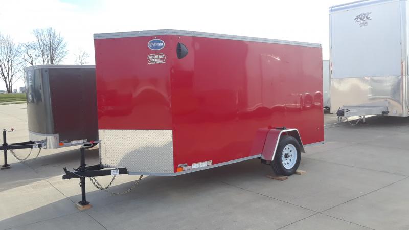 2021 United Trailers 6X12 V NOSE CARGO Enclosed Cargo Trailer 2021 United Trailers 6X12 V NOSE CARGO Enclosed Cargo Trailer