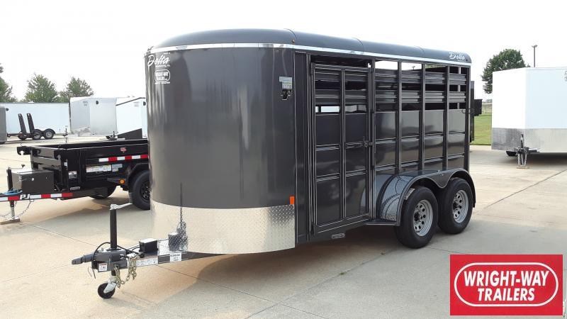 2021 Delta Manufacturing 14' SLANT LOAD HORSE Horse Trailer 2021 Delta Manufacturing 14' SLANT LOAD HORSE Horse Trailer