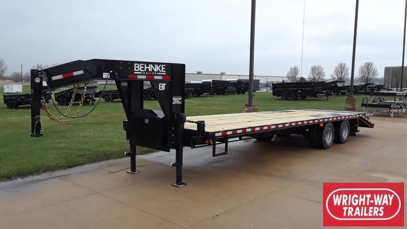 2022 Behnke 8.5X30 FLATBED GN Equipment Trailer 2022 Behnke 8.5X30 FLATBED GN Equipment Trailer