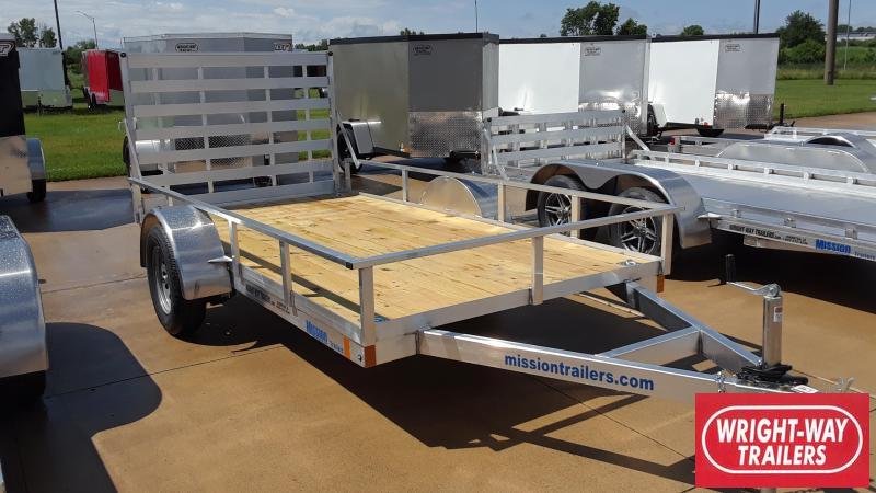 2022 Mission 72"X12' ALUMINUM/WOOD DECK Utility Trailer 2022 Mission 72"X12' ALUMINUM/WOOD DECK Utility Trailer
