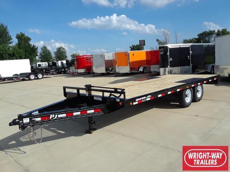 2019 PJ Trailers 20' X 8" I-BEAM DECKOVER Flatbed Trailer 2019 PJ Trailers 20' X 8" I-BEAM DECKOVER Flatbed Trailer