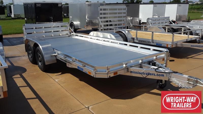 2022 Mission 76"X16 ALUMINUM TANDEM Utility Trailer 2022 Mission 76"X16 ALUMINUM TANDEM Utility Trailer