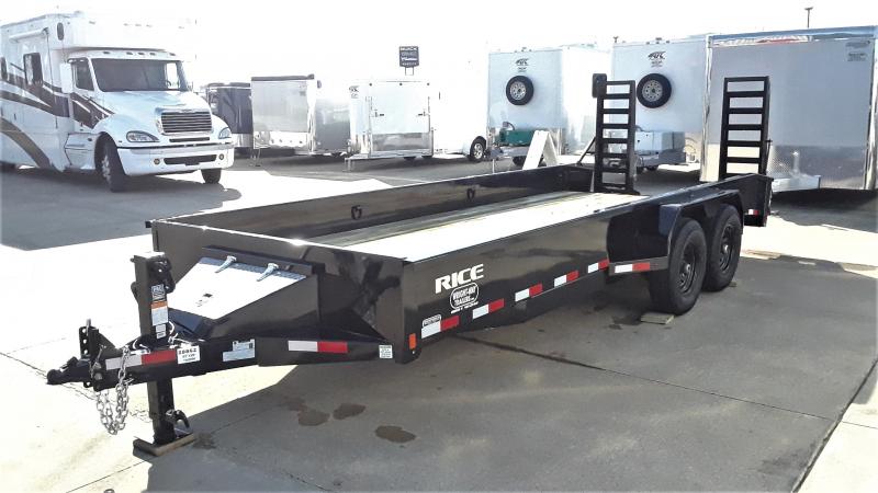 2020 Rice MAX FLATBED Equipment Trailer 2020 Rice MAX FLATBED Equipment Trailer