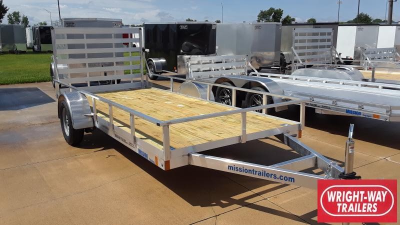 2022 Mission 72"X14' ALUMINUM/WOOD DECK Utility Trailer 2022 Mission 72"X14' ALUMINUM/WOOD DECK Utility Trailer