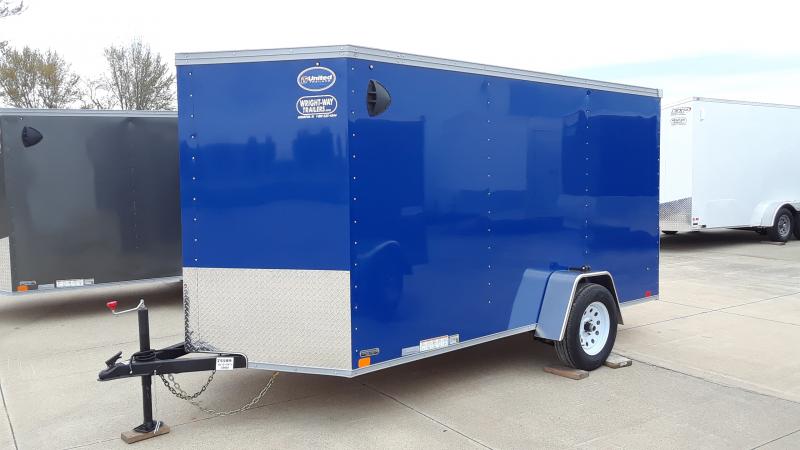2021 United Trailers 6X12 V NOSE CARGO Enclosed Cargo Trailer 2021 United Trailers 6X12 V NOSE CARGO Enclosed Cargo Trailer