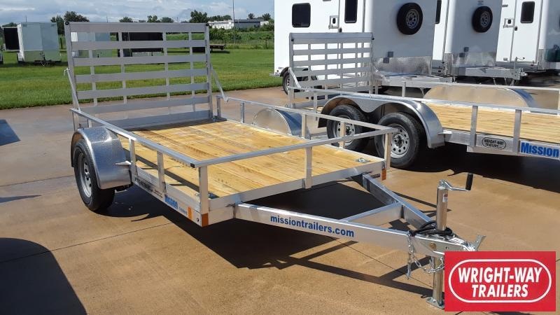 2022 Mission 72"X10' ALUMINUM/WOOD DECK Utility Trailer 2022 Mission 72"X10' ALUMINUM/WOOD DECK Utility Trailer