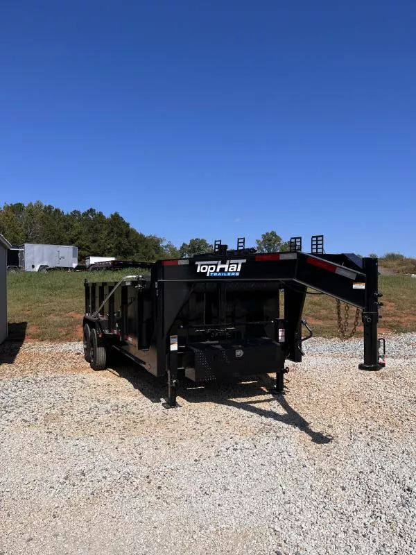 2026 Top Hat Trailers DX16GN-16X83-17.5E-H Dump Trailer