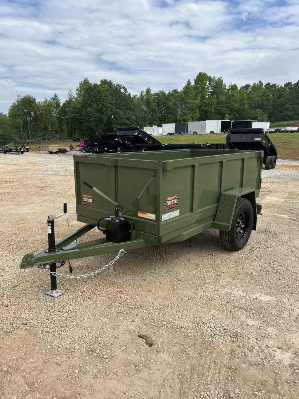 2025 Covered Wagon Trailers 4x8 Dump Trailer