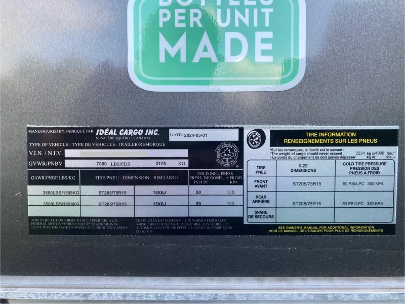 used Cargo (Enclosed) Trailers Ideal Cargo  for sale, in Havre De Grace, MD Thumbnail 2