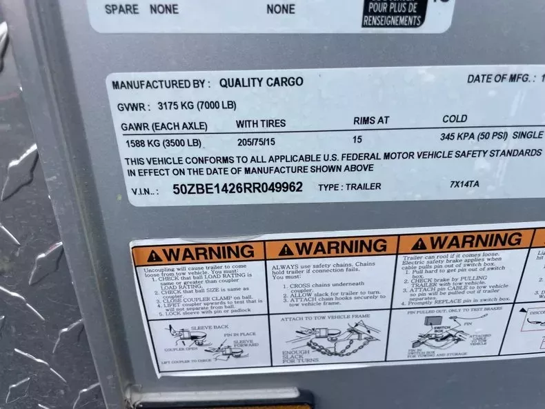 new Vending / Concession Trailers Quality Cargo  for sale, in Mansfield, TX Thumbnail 10