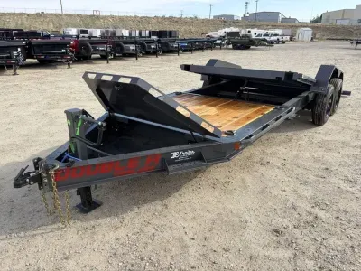 2027 Double A Trailers 83" X 22' 17.5K CUSHION TILT