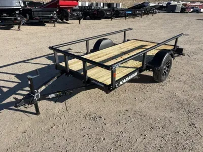 2027 Karavan 5' X 10' STEEL UTILITY TRAILER — BLACK