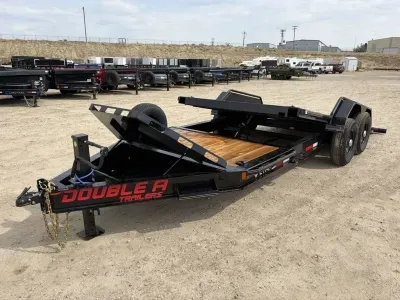 2027 Double A Trailers 83" X 20' 15.4K CUSHION TILT